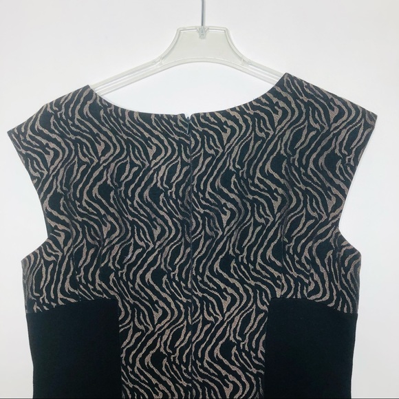 Antonio Melani Animal Print Sleeveless Dress SZ 14 - Picture 11 of 12